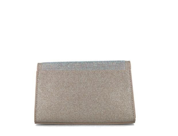 Menbur Gold Shimmer Diamanté Clutch Bag - Franklins