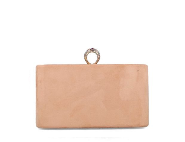 Menbur Peach Clutch Bag - Franklins