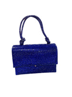 Menbur Royal Blue Diamante Clutch Bag - Franklins