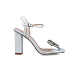 Menbur Silver Diamanté Sandal - Franklins