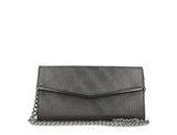 Menbur Taupe Metallic Clutch Bag - Franklins