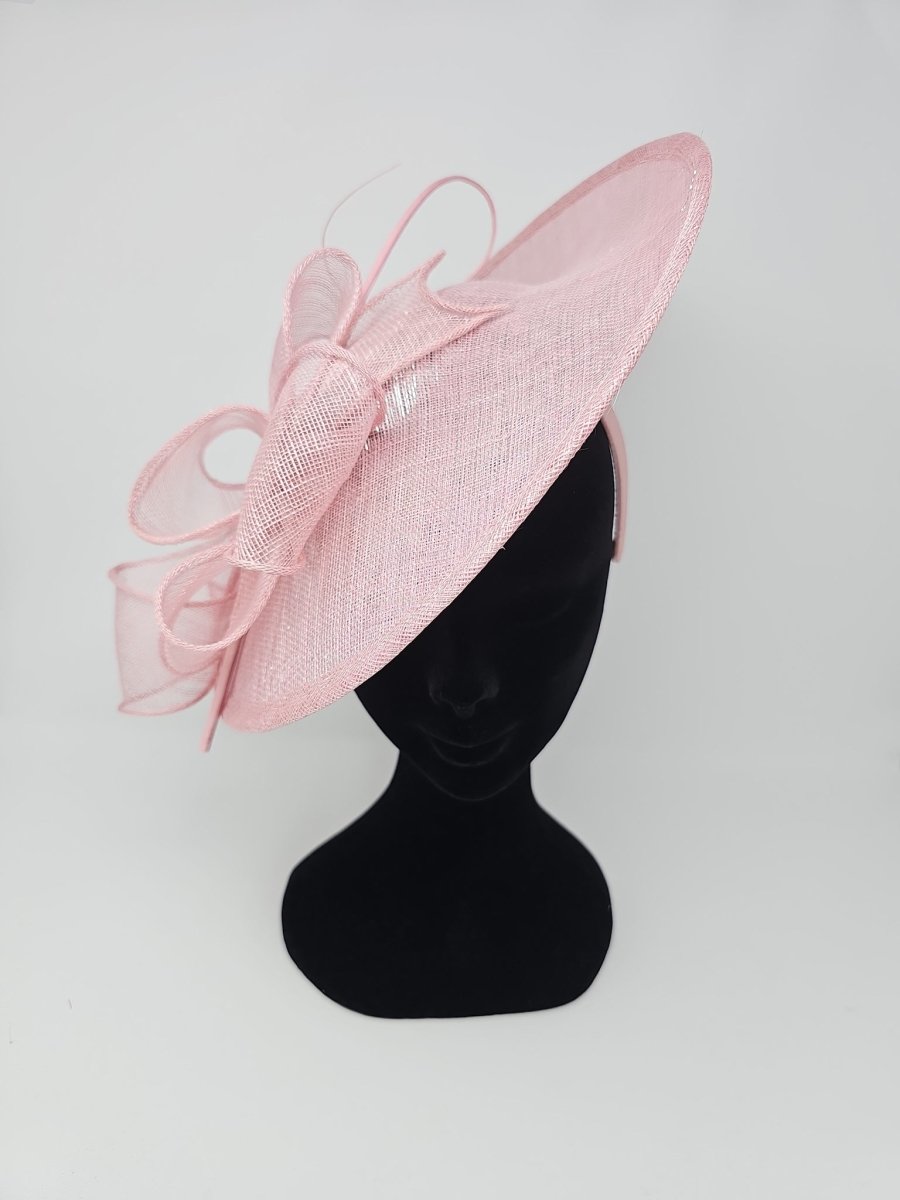 Metallic Rose Large Disc Bow Fascinator - Franklins