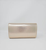 Metallic Shimmer Gold Bow Clutch Bag - Franklins
