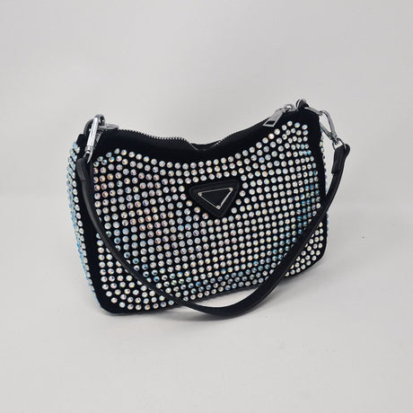 Multi Colour Crystal Jewelled Handbag - Franklins