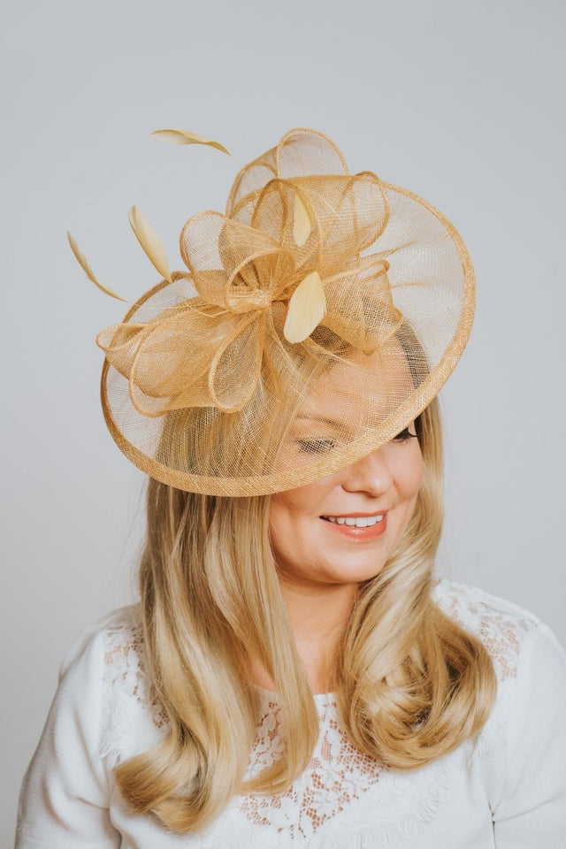 Mustard Fascinator - Franklins