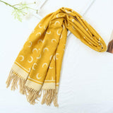 Mustard Yellow 'Moon' Pashmina Scarf - Franklins