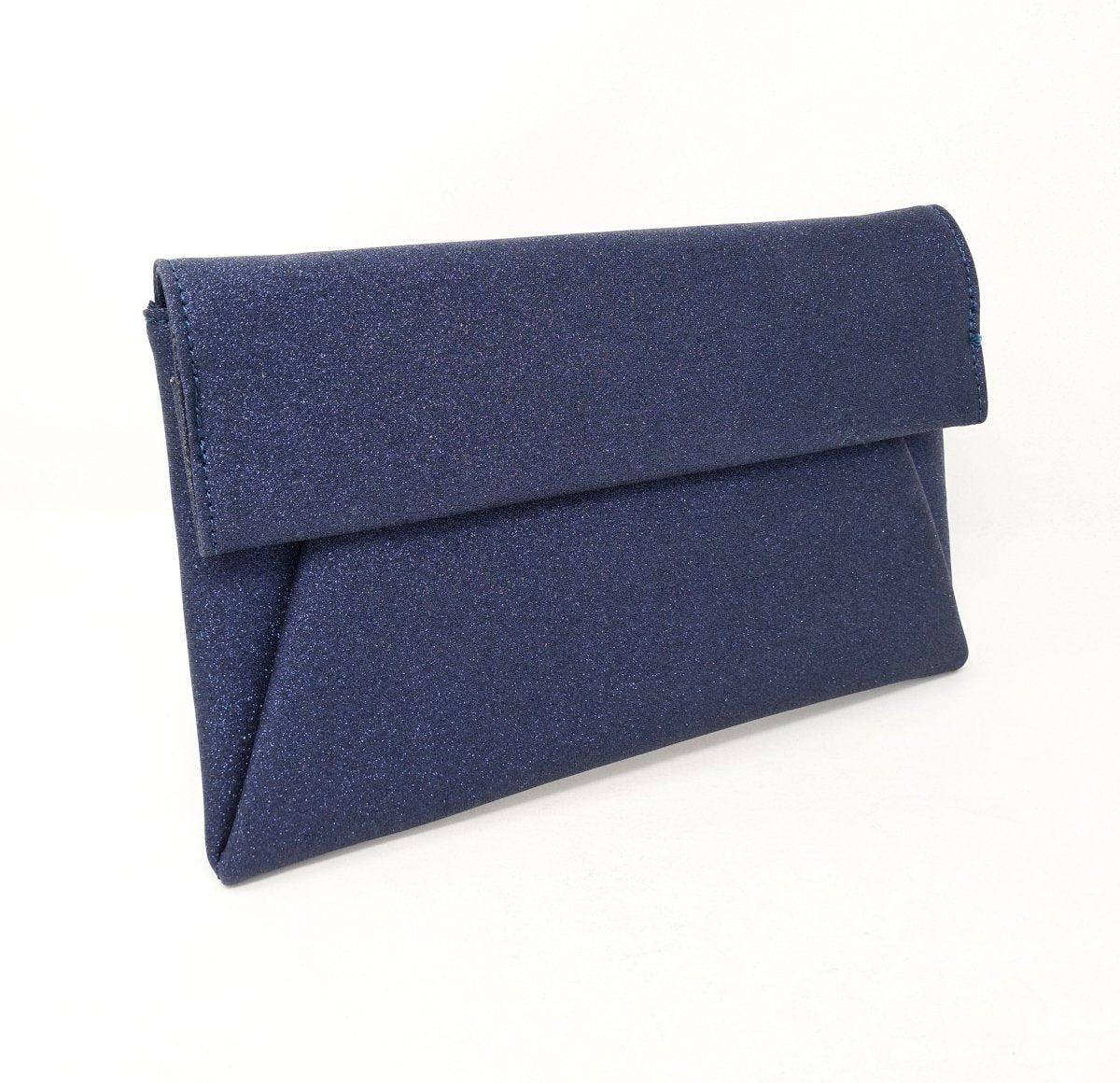 Navy Fold Over Clutch Bag - Franklins