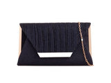 Navy Glitter Envelope Clutch Bag - Franklins