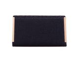 Navy Glitter Envelope Clutch Bag - Franklins