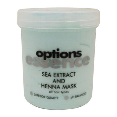 Options Essence Sea Extract And Henna Mask 250ml - Franklins