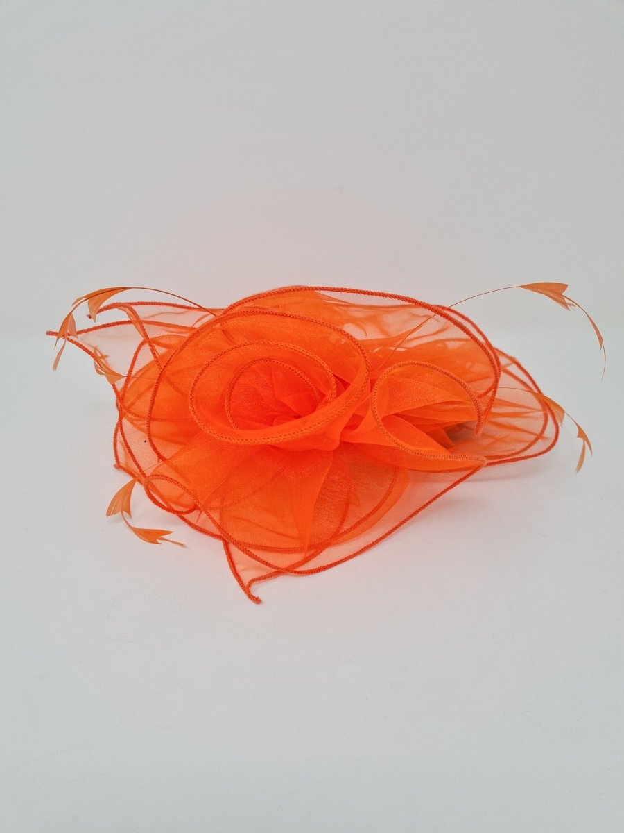 Orange Organza Fascinator - Franklins