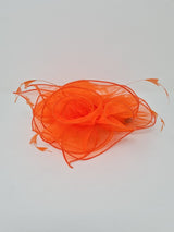 Orange Organza Fascinator - Franklins