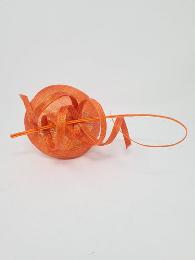 Orange Swirl Pillbox Fascinator - Franklins
