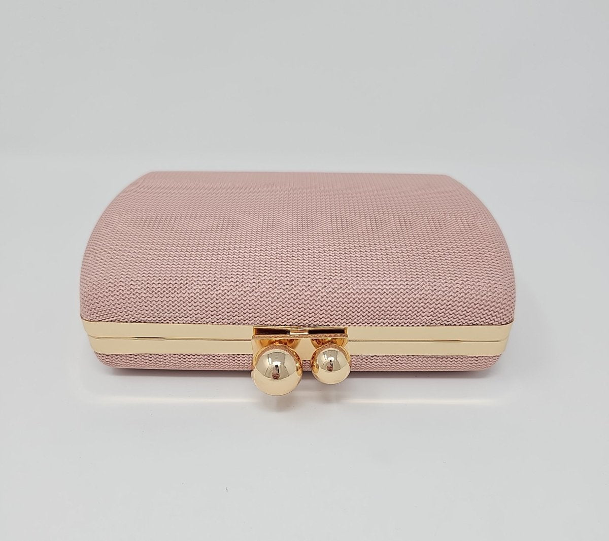 Pale Peach Knit Clutch Bag - Franklins