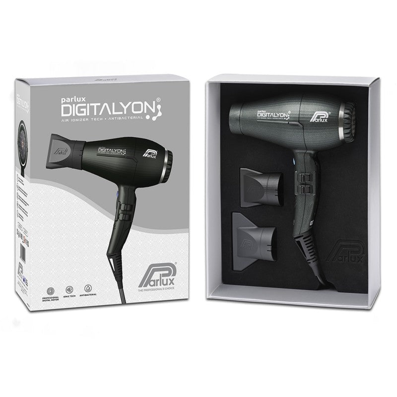 Parlux Digitalyon Hairdryer Anthracite - Franklins