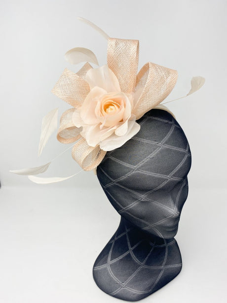 Peach Loop Hairband Fascinator - Franklins