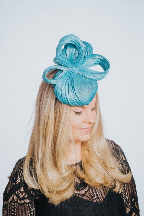 Peacock Green Blue Fascinator - Franklins