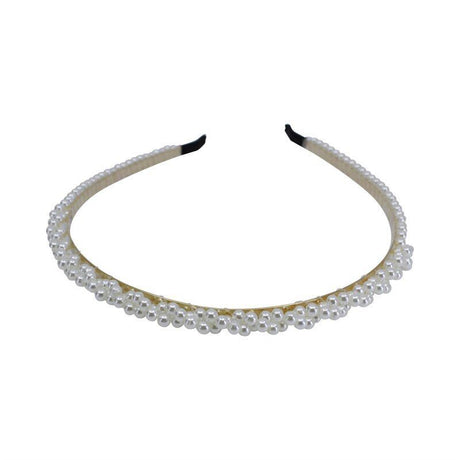 Pearl Beaded Alice Hairband - Franklins