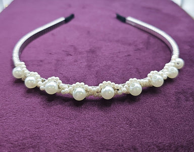Pearl Dotted Alice Hairband - Franklins