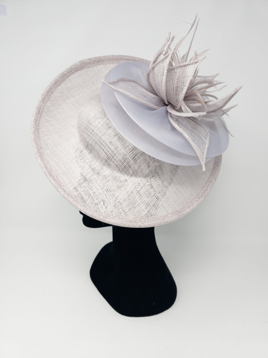 Pearl Silver Grey Disc Fascinator – Franklins
