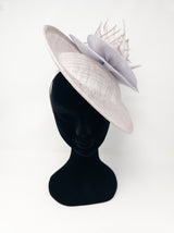 Pearl Silver Grey Disc Fascinator - Franklins