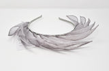 Pearl Silver Petal Crown Hairband Fascinator - Franklins