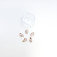 Pink Crystal Stone 3D Nail Art Jewels (5pc) - Franklins