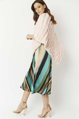 Pink Faux Fur Poncho - Franklins