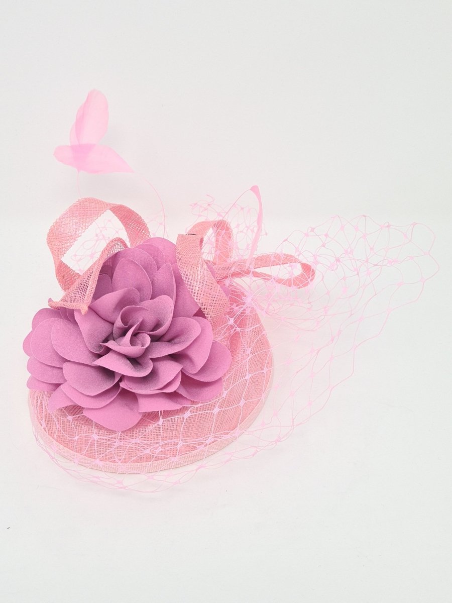 Pink Pillbox Clip Fascinator - Franklins