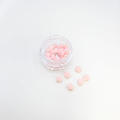 Pink Rose Flower Bud 3D Nail Art (30pc) - Franklins