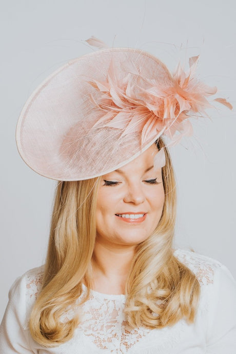 Powder Pink High Perched Fascinator - Franklins