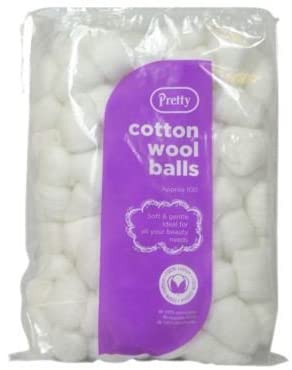 Pretty Cotton Wool Balls 100 Pack - Franklins