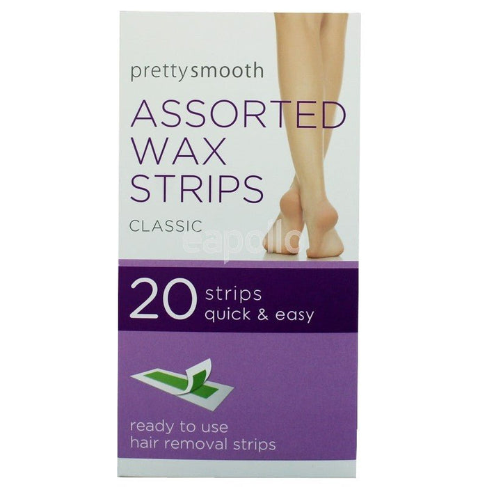 Pretty Smooth Assorted Wax Strips Classic 20 Pack - Franklins