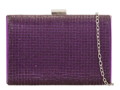 Purple Hard Clutch Bag - Franklins