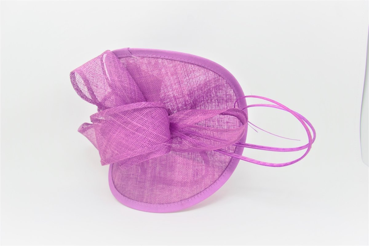 Purple Sinnamay Fascinator - Franklins