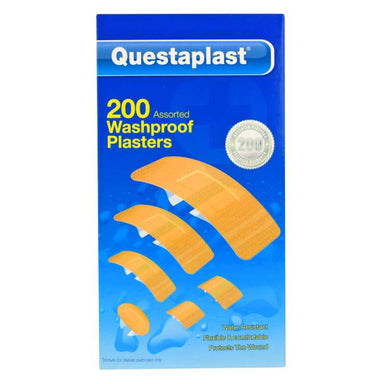 Questaplast 200 Assorted Washproof Plasters - Franklins