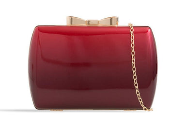 Red Ombre Box Clutch Bag - Franklins