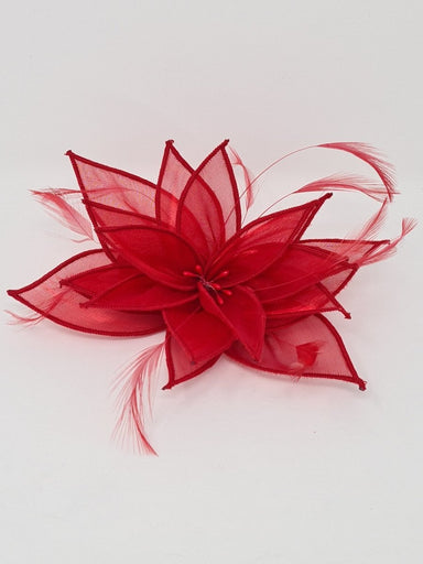 Red Shimmer Organza Flower Slide - Franklins