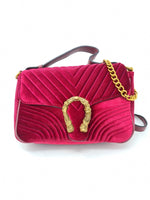 Red Velvet Handbag - Franklins