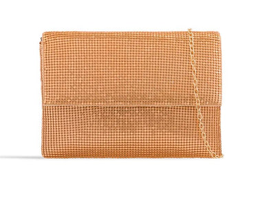 Rose Gold Chain Mail Clutch Bag - Franklins