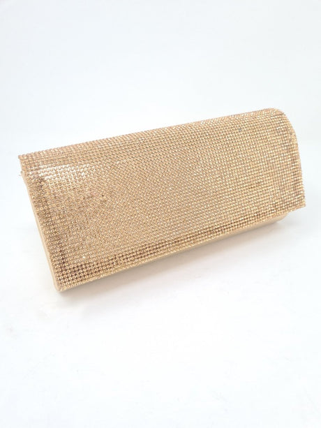 Rose Gold Crystal Clutch Bag - Franklins