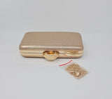 Rose Gold Shimmer Clutch Bag - Franklins