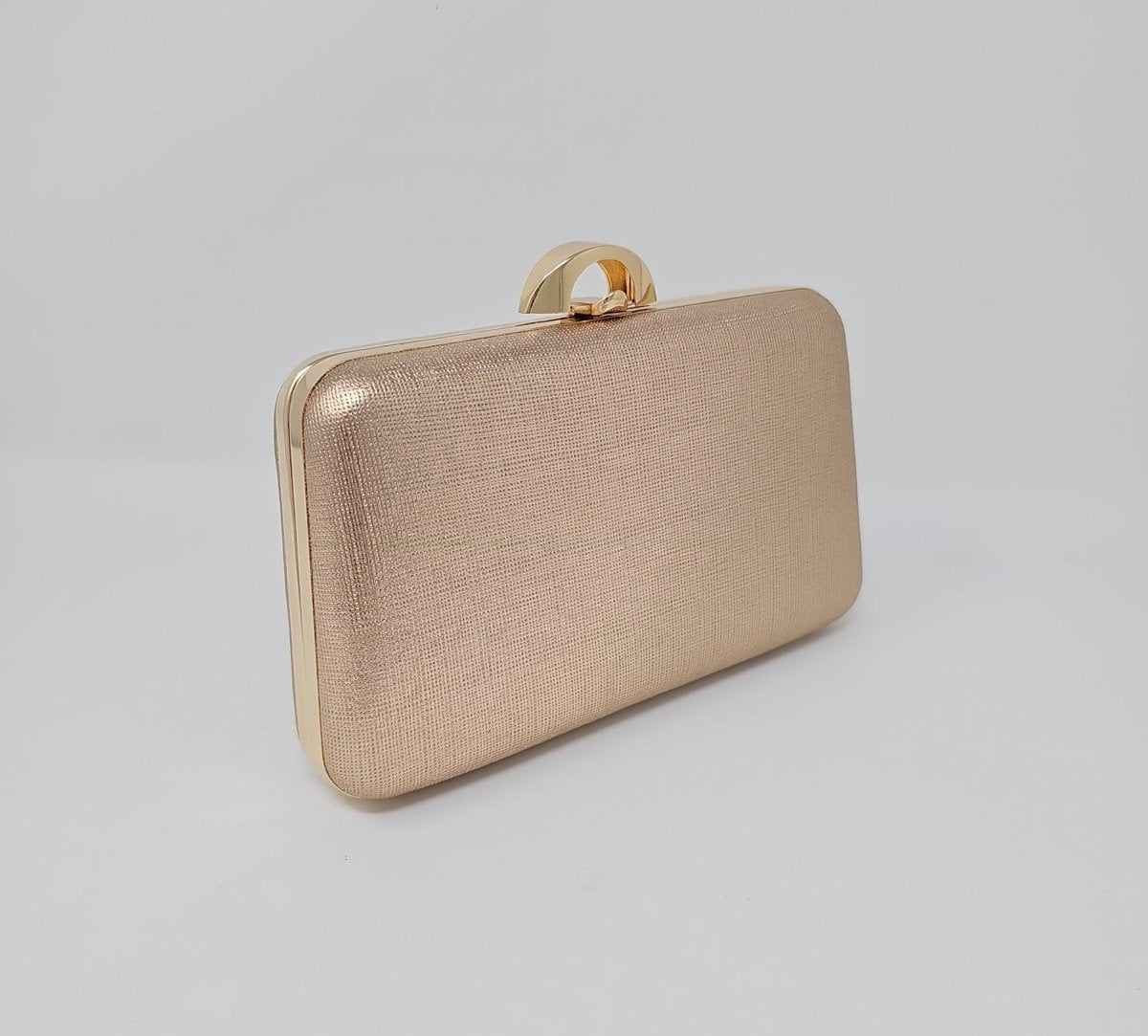 Rose Gold Shimmer Clutch Bag - Franklins