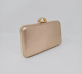 Rose Gold Shimmer Clutch Bag - Franklins