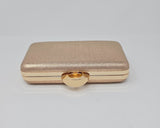 Rose Gold Shimmer Clutch Bag - Franklins