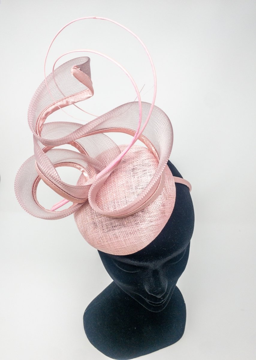 Rose Pink Perched Loop Fascinator - Franklins