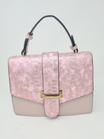 Rose Pink Shimmer Handbag - Franklins