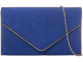 Royal Blue Box Clutch Bag - Franklins