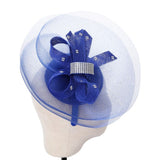 Royal Blue Diamante Halo Fascinator - Franklins