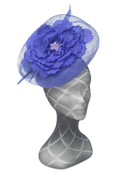 Royal Fascinator With Soft Flower Detail - Franklins